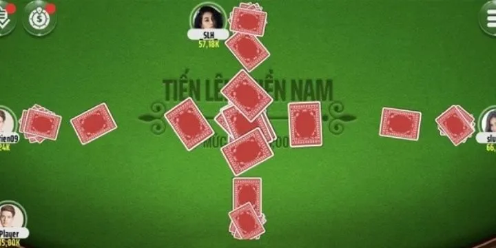 Số lượng bài Tiến Lên nhận được của mỗi thành viên