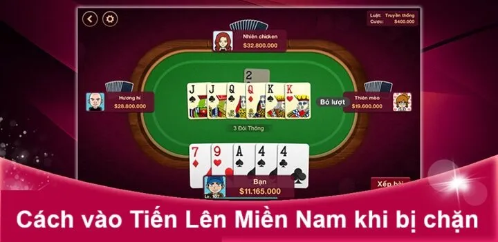 05 cách vào Tiến Lên Miền Nam bằng điện thoại khi bị chặn