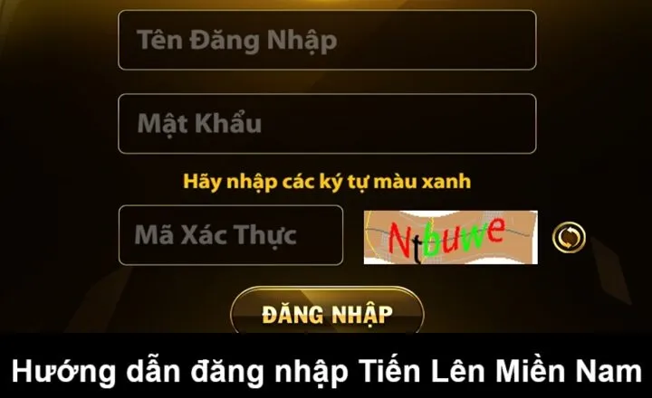 Hướng dẫn đăng nhập Tiến Lên Miền Nam 