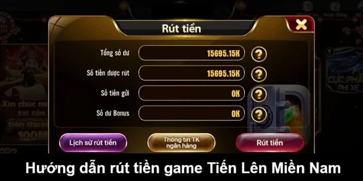 Hướng dẫn rút tiền game Tiến Lên Miền Nam an toàn & miễn phí