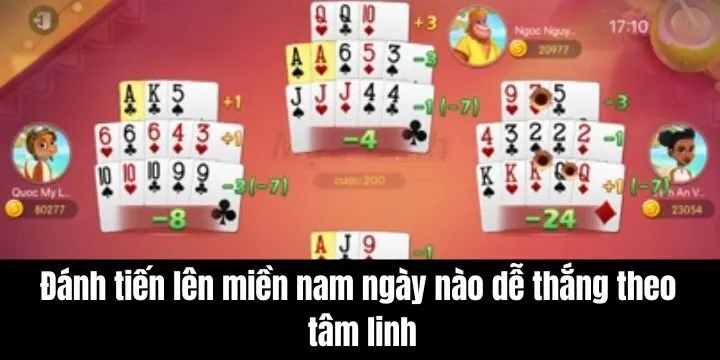 Chọn giờ đánh tiến lên dễ thắng theo góc nhìn tâm linh