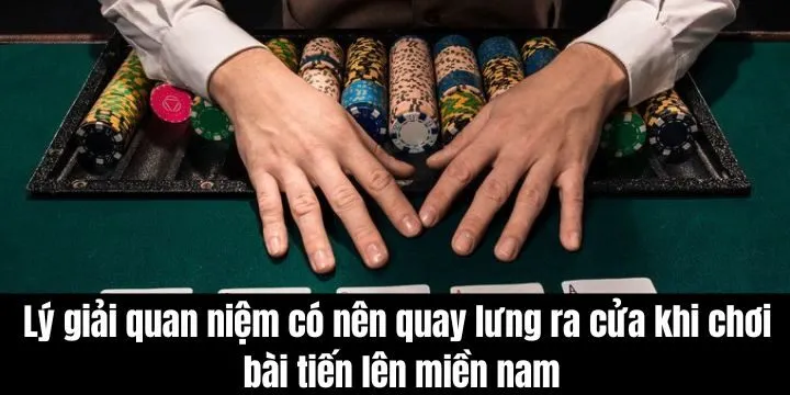 Quan niệm phong thủy khi quay lưng ra cửa - Trường hợp chơi bài tiến lên miền nam