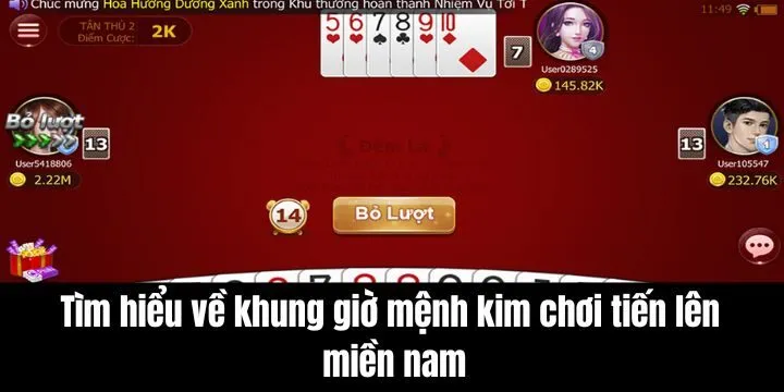 Tìm hiểu về mệnh kim chơi tiến lên miền nam