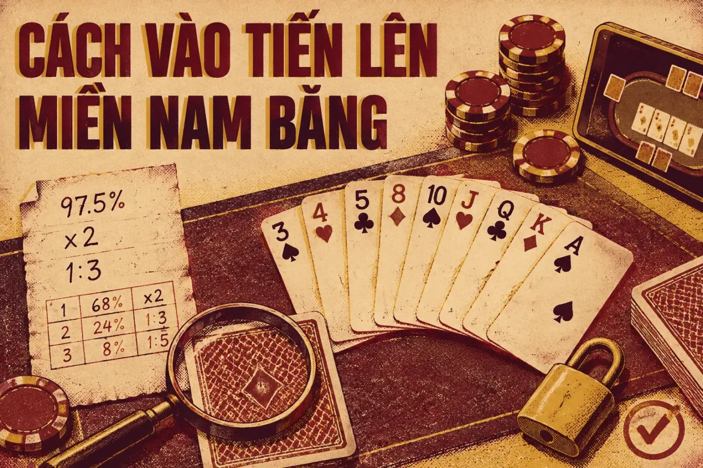 Cách vào Tiến Lên Miền Nam bằng điện thoại khi bị chặn cực đơn giản