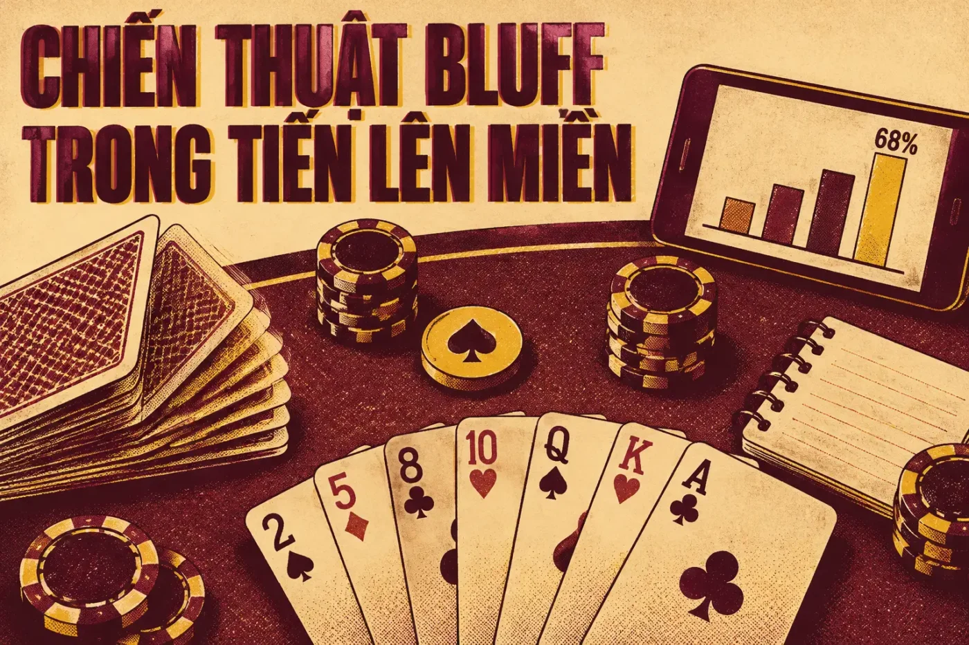Chiến thuật Bluff trong Tiến Lên Miền Nam áp dụng chi tiết