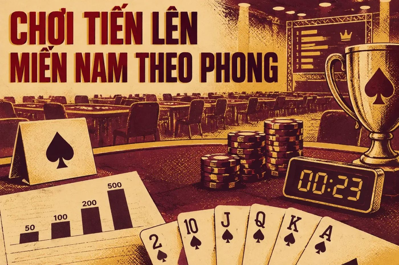 Chơi tiến lên miền nam theo phong thuỷ
