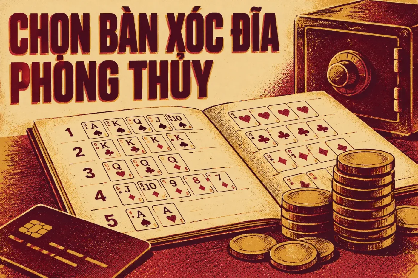 Chọn Bàn Xóc Đĩa Phong Thủy
