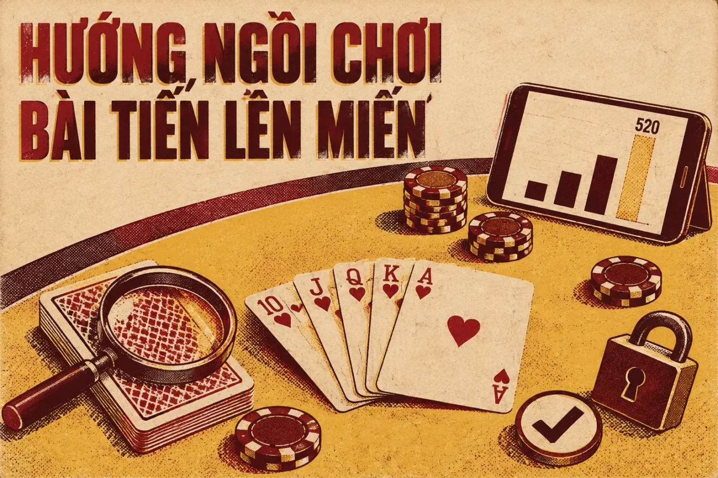 Hướng ngồi chơi bài tiến lên miền nam hợp phong thuỷ trong