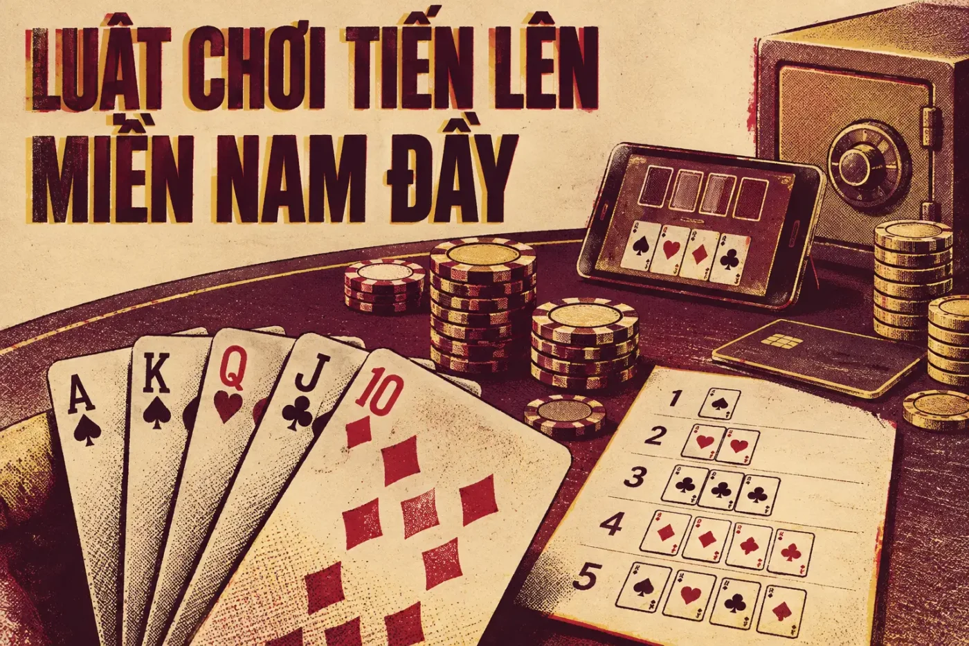 Tiến lên miền nam là một trò chơi bài truyền thống rất phổ biến ở Việt Nam - Luật chơi tiến lên miền nam đầy đủ từ A-Z cho