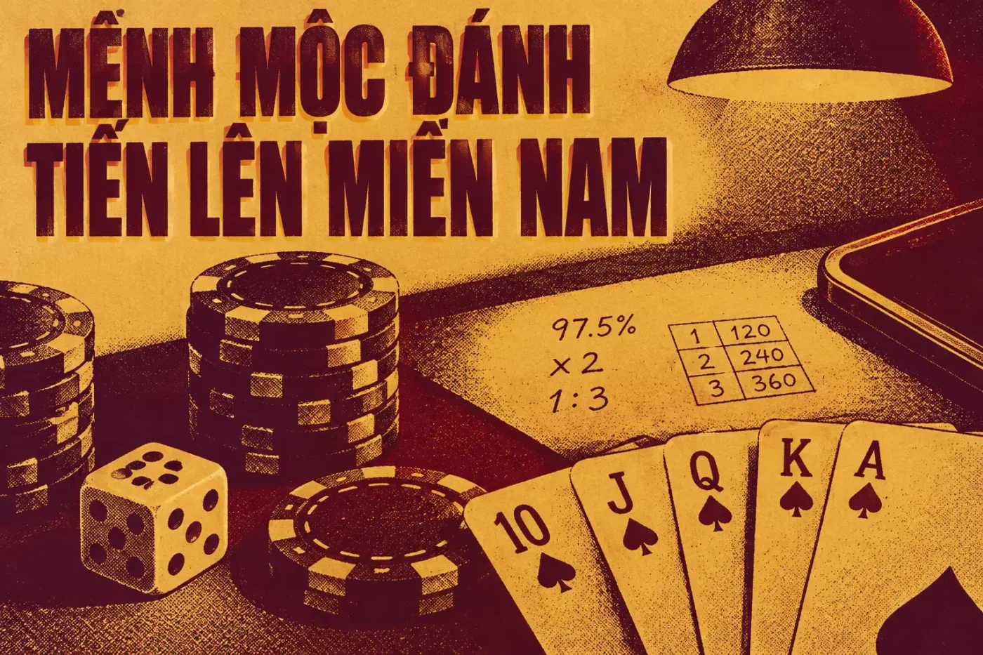 Mệnh mộc đánh tiến lên miền nam có hợp không