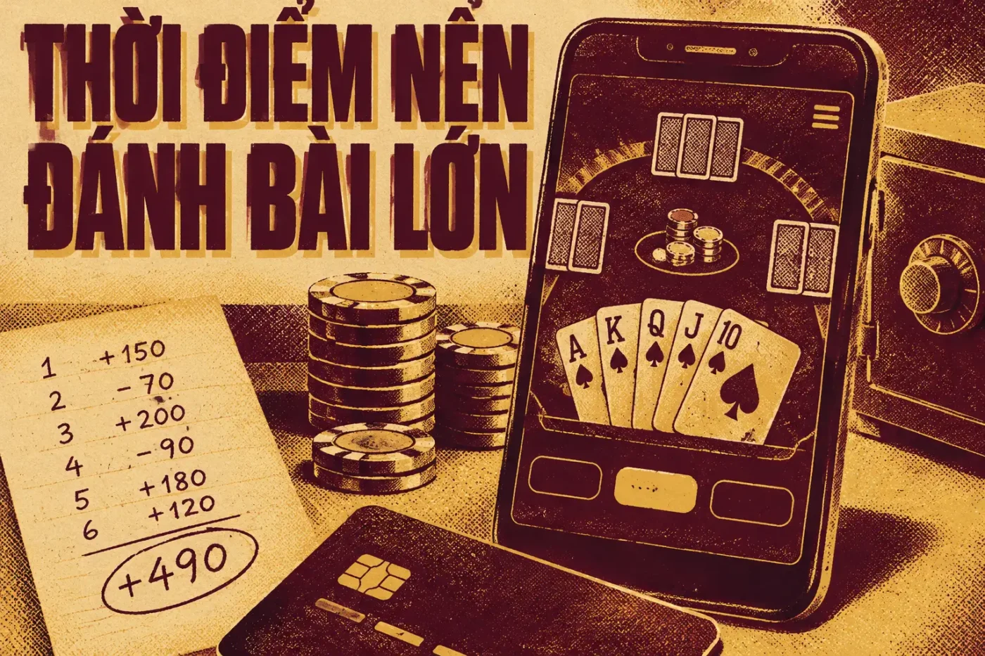Thời điểm nên đánh bài lớn mà anh em cần biết để chiến thắng